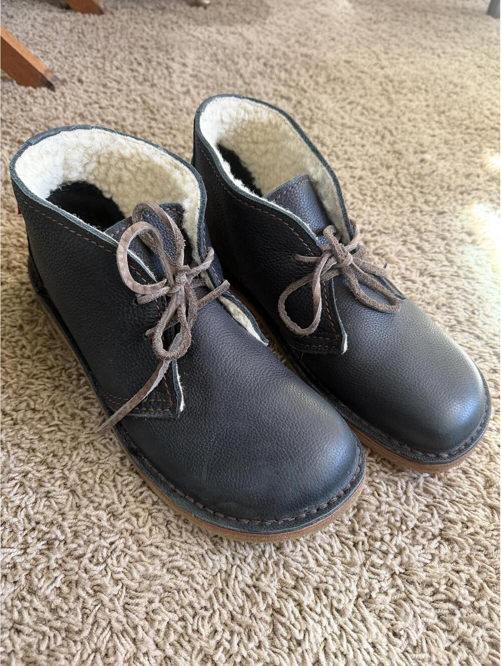 Duckfeet Wool Lined Desert Boots with Premium European Sheep Wool Lining